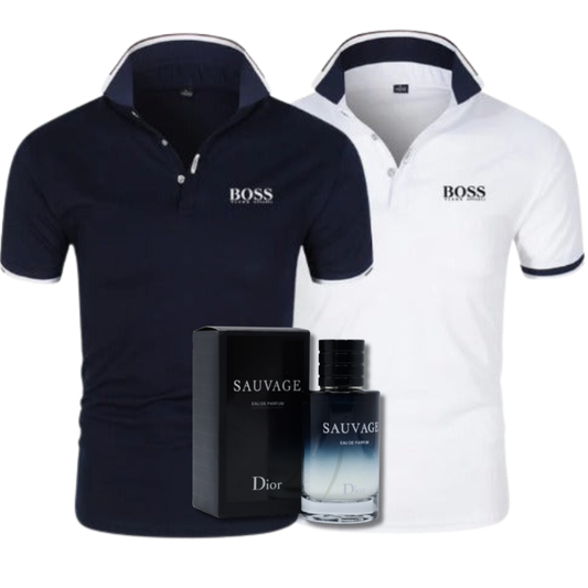 3x1 ANGEBOT: POLO SHIRTS + GRATIS PARFÜM